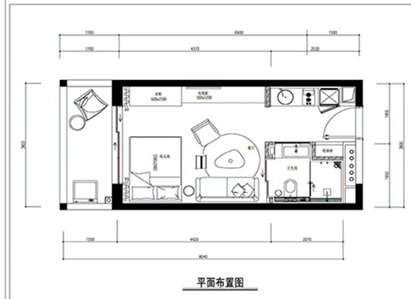 40平一居現(xiàn)代風(fēng)