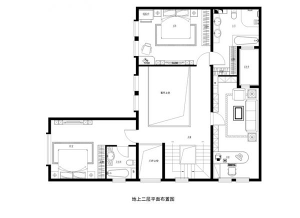 西斯萊公館樓451平完美家裝中式古典效果圖