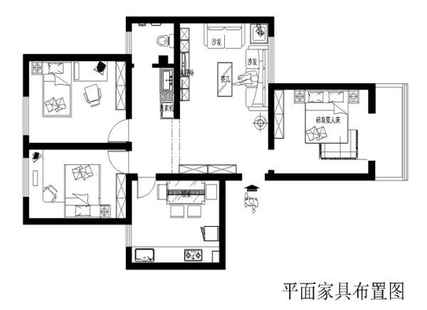 9.2萬打造現(xiàn)代黑白灰家居