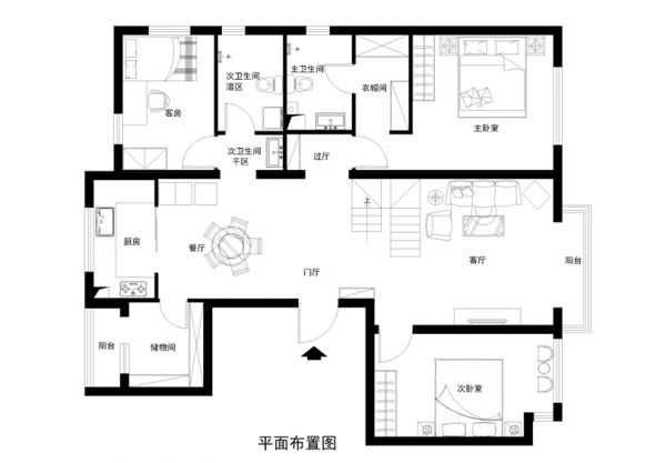 中國鐵建花語城170平新中式風格完美家裝