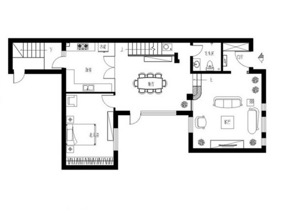 潮白河孔雀城完美家装200平欧式效果图设计
