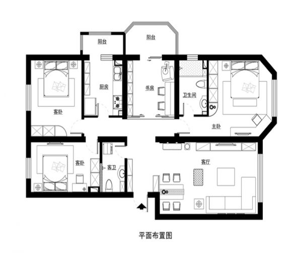 9.2萬IT精英定制時(shí)尚簡約樓房