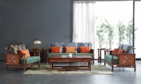 新会刺猬紫檀新中式系列--森木家具