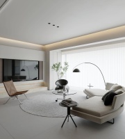白色调客厅设计：简约、明亮且舒适