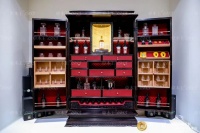 中式文化底蕴，全球生活方式|卓木王新顶奢系列—甄酒雪茄柜