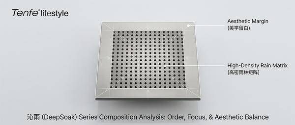 Tenfe Quin Rain Series Shower Head Design