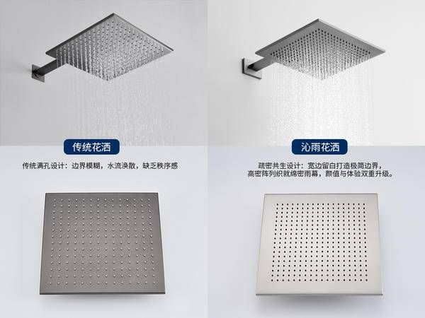 Tenfe Quin Rain Series Shower Head Design