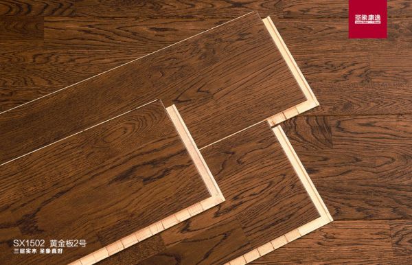 有故事的百年橡木：圣象三拼花黄金板2号三层实木地板