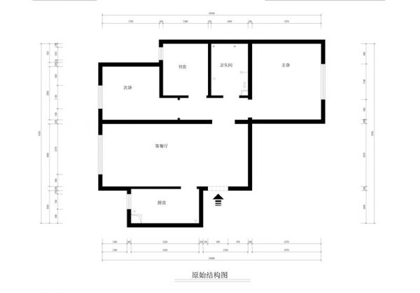 瀧悅長安89平米三居室北歐風格案例