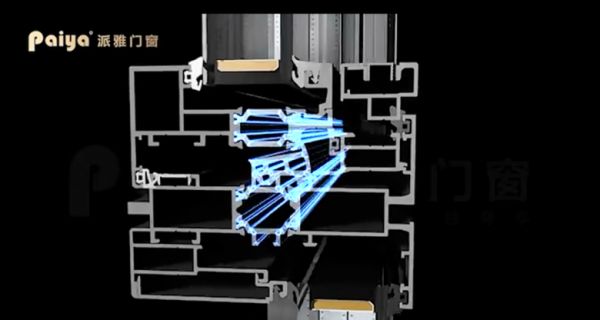 派雅門窗 愛琴海窗紗一體結(jié)構(gòu)內(nèi)開窗
