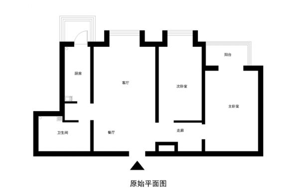 保利紫荆香谷86平西式古典风格案例效果图设计