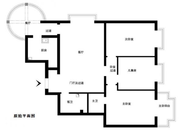 裕龍花園五區(qū)160平簡(jiǎn)歐風(fēng)格案例賞析