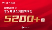 大賣超5200套 青稞Q7智能鎖華為商城首發(fā)眾測(cè)圓滿成功