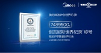 美的微波爐年銷量再獲吉尼斯世界紀錄榮譽