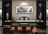 國畫山水典雅秀麗 這樣的書房你喜歡嗎