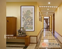 家里的走廊怎么裝飾？精品山水畫渲染藝術(shù)氛圍
