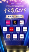 2020中國消費者信賴十大家具品牌榜單揭曉