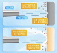 源于航空领域的精密清洁技术 大金推出空调干冰清洁服务