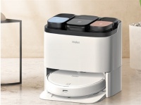 仿生拖洗不emo！铲屎官和宝妈双11必买海尔全能扫拖机器人H11