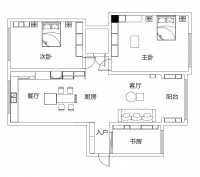 全友全屋案例丨122㎡轻奢风，餐厨一体，阳台巧变收藏区！