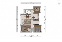 天洋墙布 | 120㎡原木奶油风，三餐四季的舒适与自由