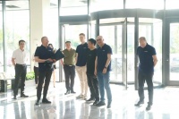 德国丝吉利娅集团总裁Mr.Wieland Frank一行莅临绿盾控股参观指导