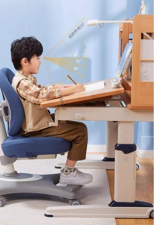 光明园迪学习桌椅的功能演示