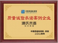 源氏木語(yǔ)榮膺“2024質(zhì)量誠(chéng)信承諾案例企業(yè)”，彰顯品質(zhì)卓越與信譽(yù)保證
