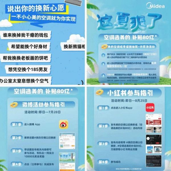 美的空调蓝色风暴席卷地铁站,这夏“爽”了