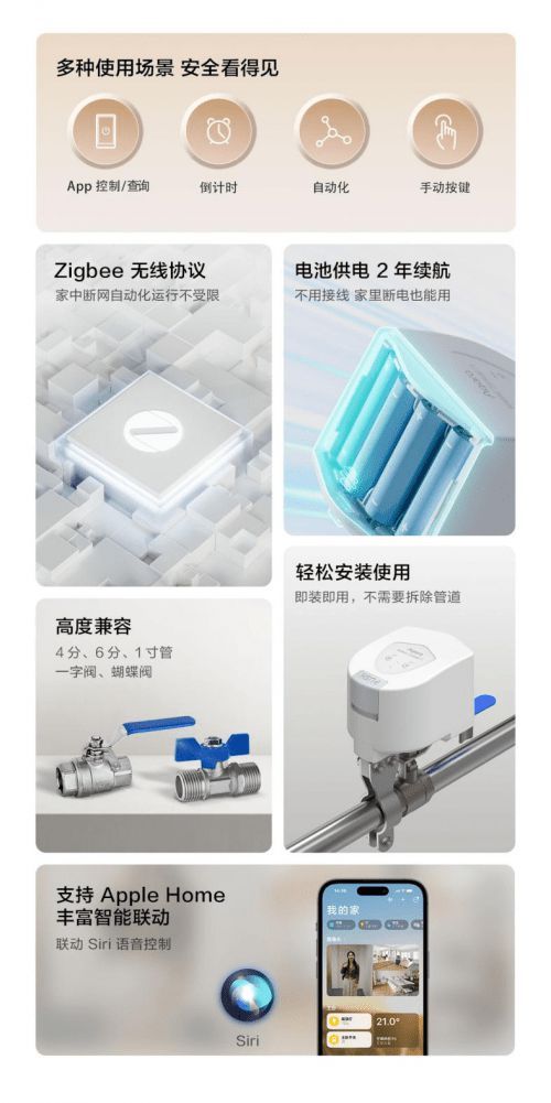 Aqara推出智能閥門控制器T1，開創(chuàng)家居水閥智能化新時代