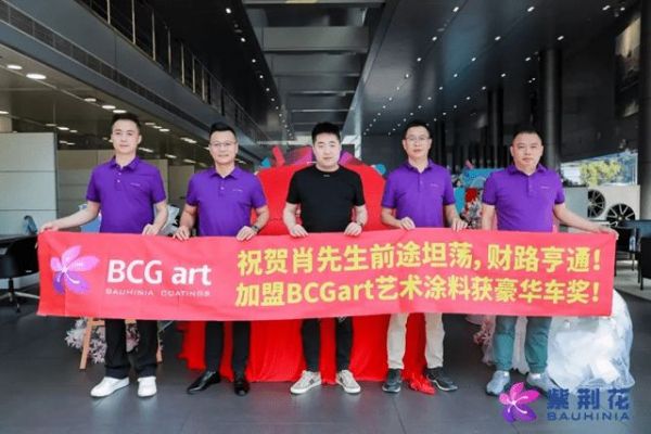 紫荊花新材料集團旗下BCG art藝術涂料榮登2024年度品牌影響力TOP10榜單