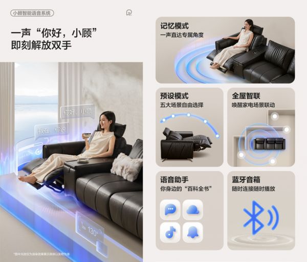 Guojia Furniture智能語音沙發(fā)細節(jié)
