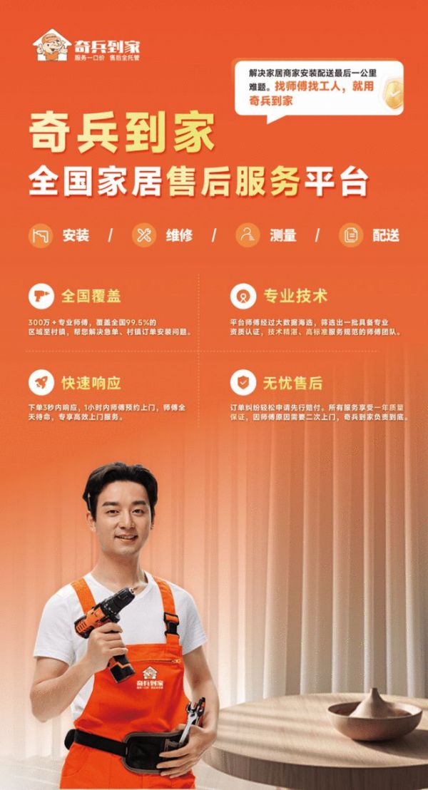 消費者滿意度一降再降！完善的家居售后服務到底有多重要？奇兵到家有答案
