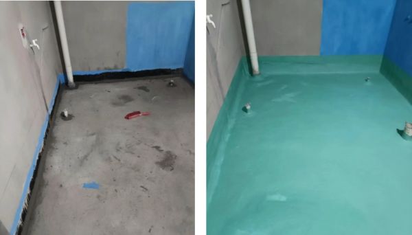 防水層重做后的效果