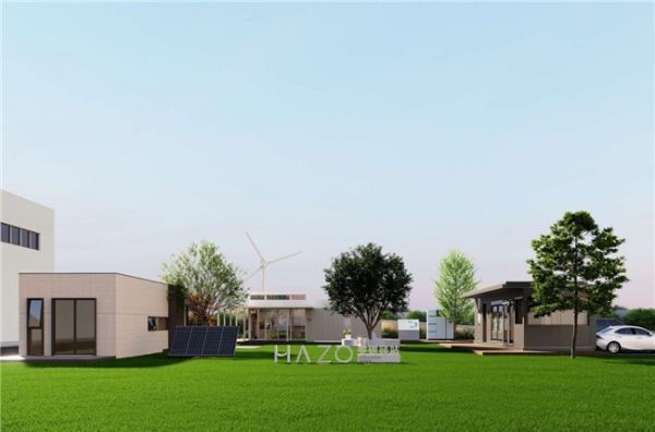 HAZO Zero Carbon Pavilion Construction