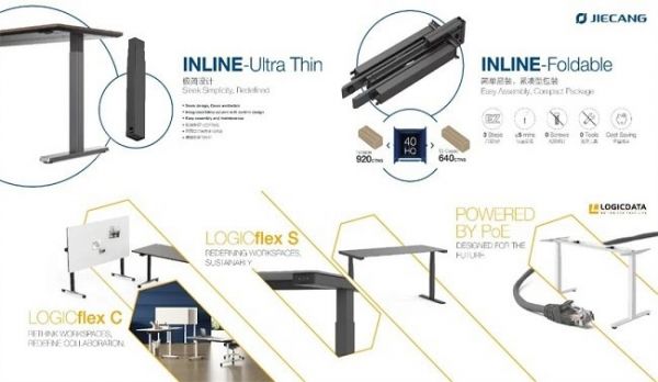 Inline-Foldable Elevating Desk