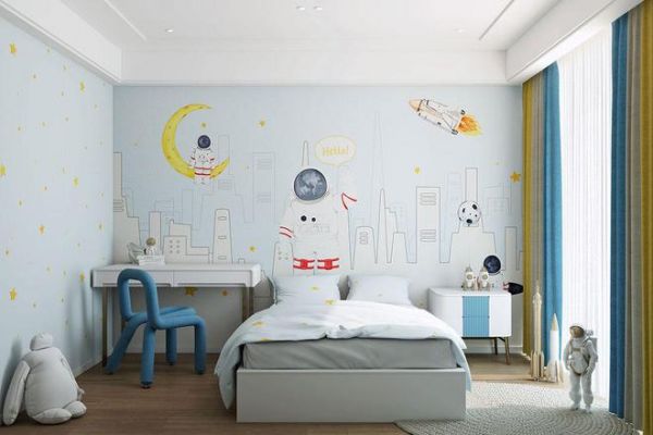 Imaginative wall patterns for children