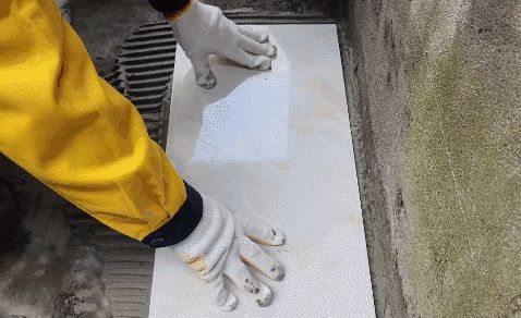 地寶瓷磚膠施工效果圖