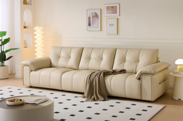 Creamy Walnut Sofa