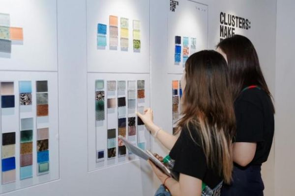 索尼设计中心展览现场创意互动墙