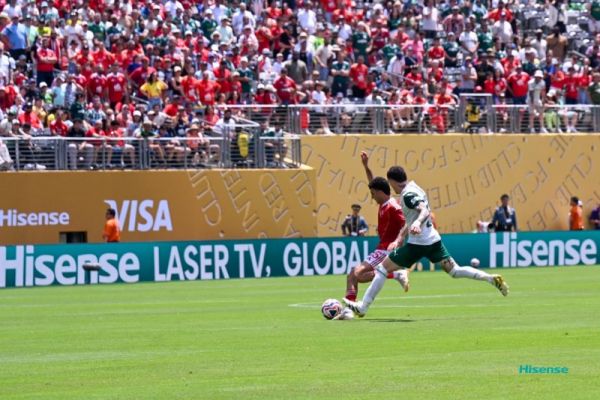 Hisense Laser TV at the 2025 Club World Cup