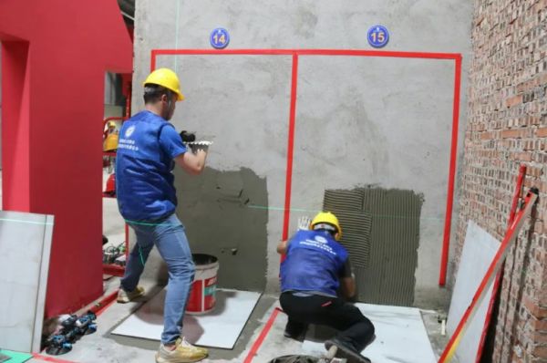 唐姆建材实操培训