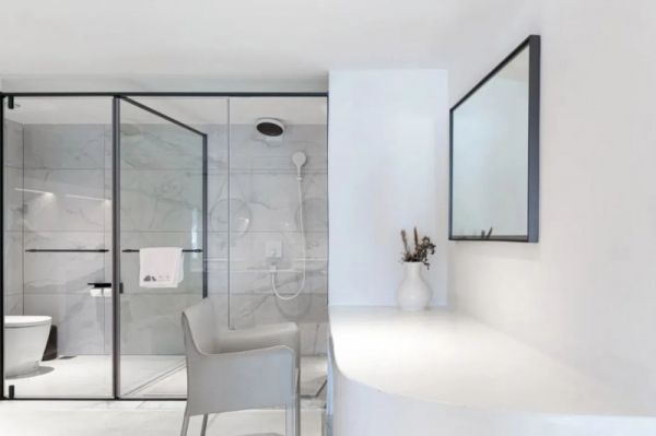 Design aesthetic of Leboton bathroom