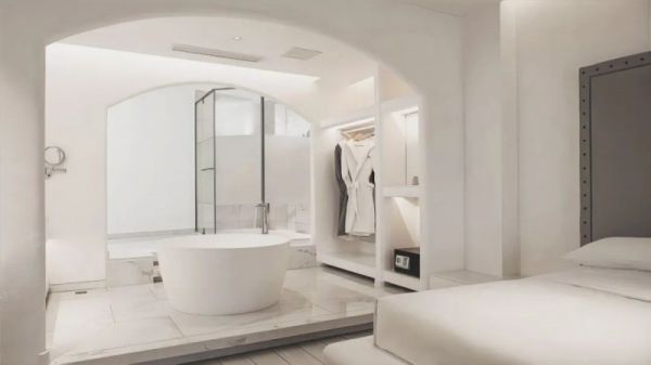 Leboton bathroom in Song Yun Cliff Hotel