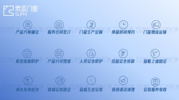 素派门窗服务承诺