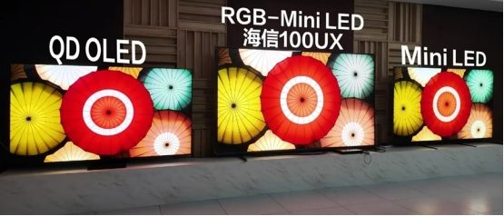 海信RGB-Mini LED電視UX色域展示