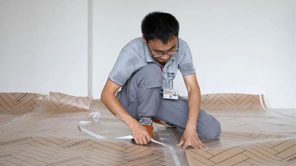防潮膜铺设