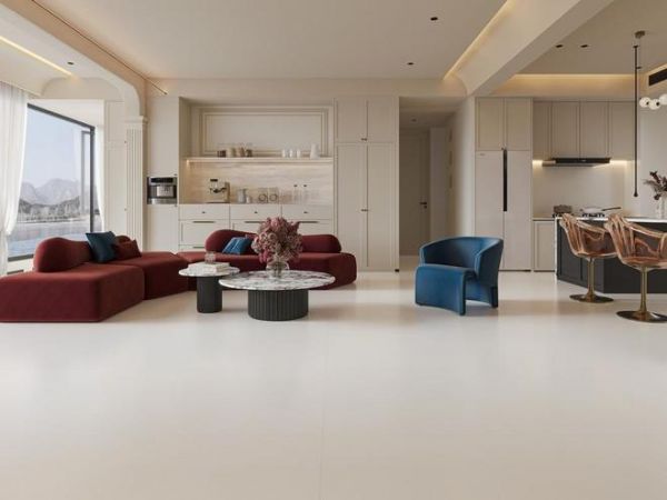 Image showing the cleaning ease of Bihuo anti-slip marble tiles
