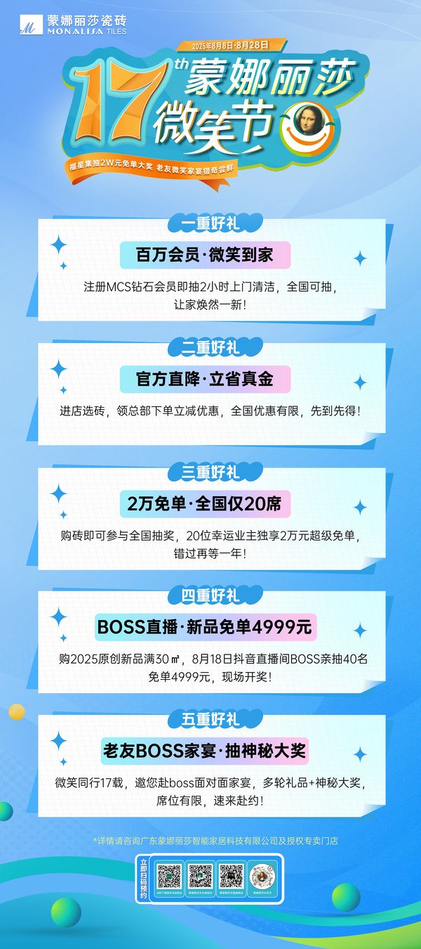 蒙娜麗莎瓷磚第十七屆微笑節(jié)活動圖片