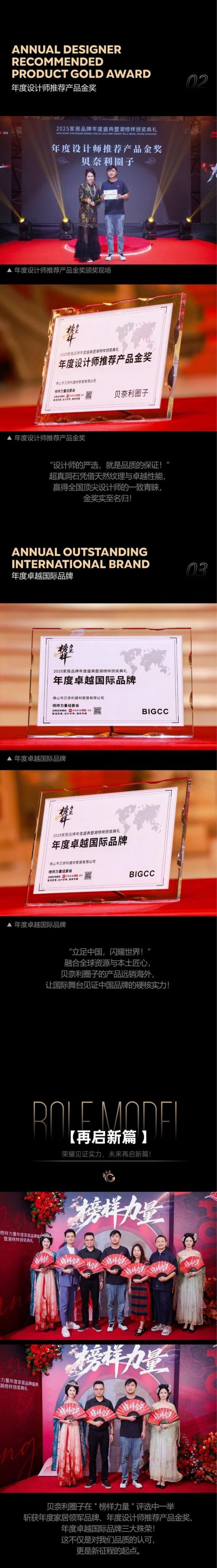 貝奈利圈子 | 2025榜樣力量 榮耀加冕·品質(zhì)見(jiàn)證！